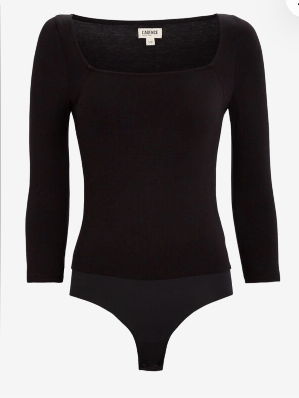 L'AGENCE Angel Square Neck Bodysuit - Picture 3 of 10